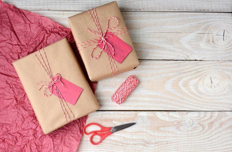 hållbar förpackning julklapp miljövänliga förpackningsidéer