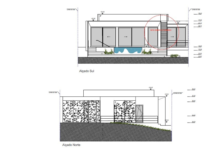 Husarkitekturplan glidande sekretessskärm