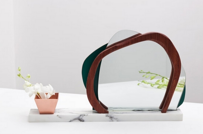 Baserat på Ikebana Mirror Depth Effect-Karen Chekerdjian Design Agency