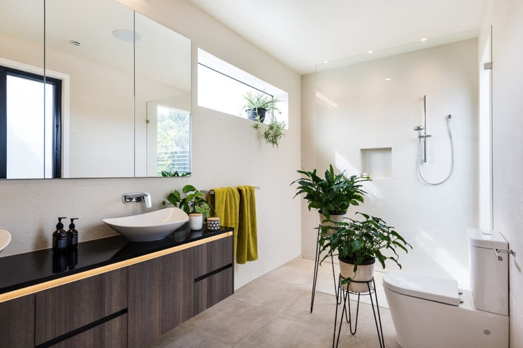eklektisk stil-modern-arkitektur-badrum-badkar-dusch