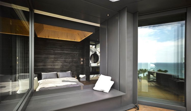 modern-sovrum-design-uteplats-dörr-fönsterbrädan
