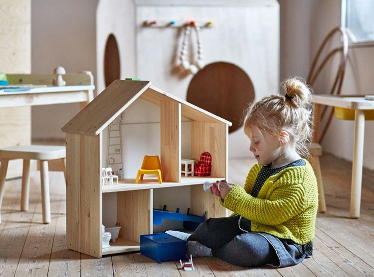 ikea-barn-möbler-trä-ny-samling-dockhus-möbler-dockor