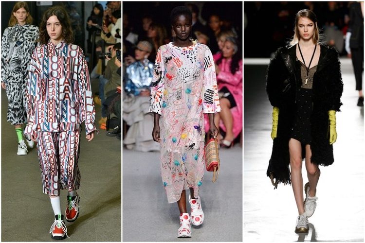 skor trend pappa sneaker catwalk modedesigner vår