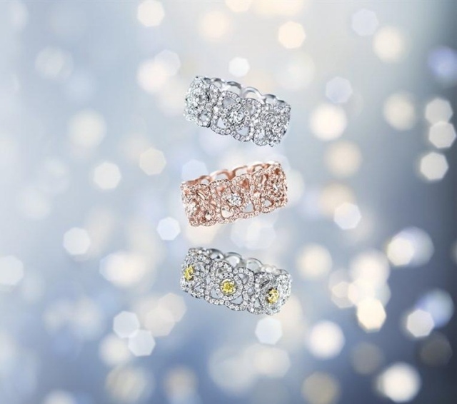 De Beers smycken diamanter lotusringar