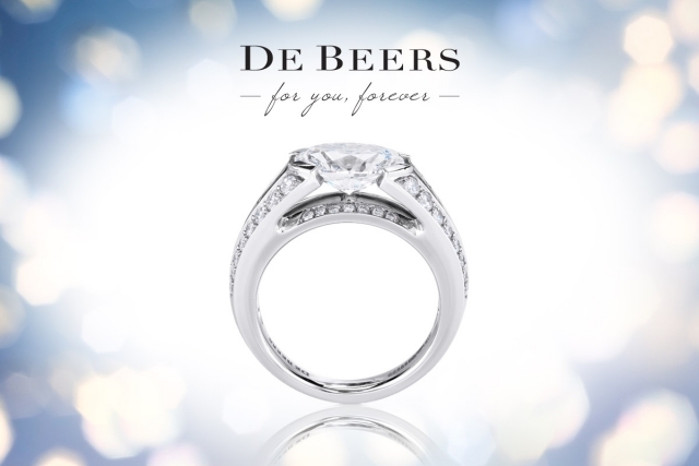 Annabel ring silver diamant deBeers