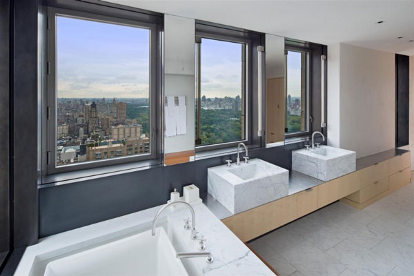 New York lägenhet-badrum-marmor