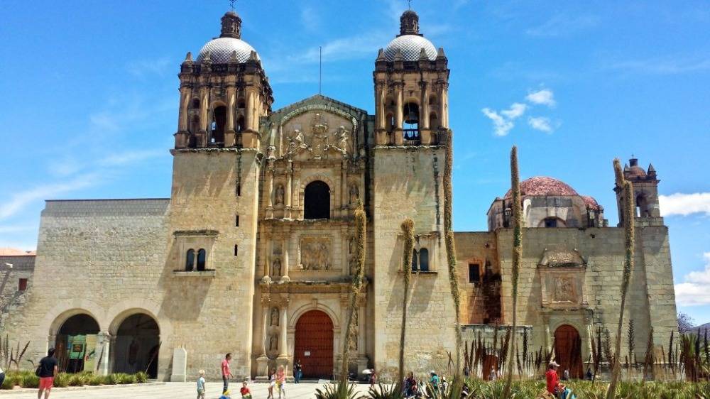 tempo de santo domingo kyrkan i oaxaca mexico