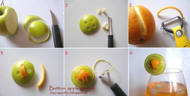 frukt-carving-instruktioner-äpple-orange-knapp-cocktail-dekoration