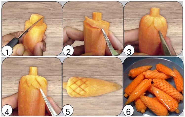 grönsaks-carving-instruktioner-morot-kottar