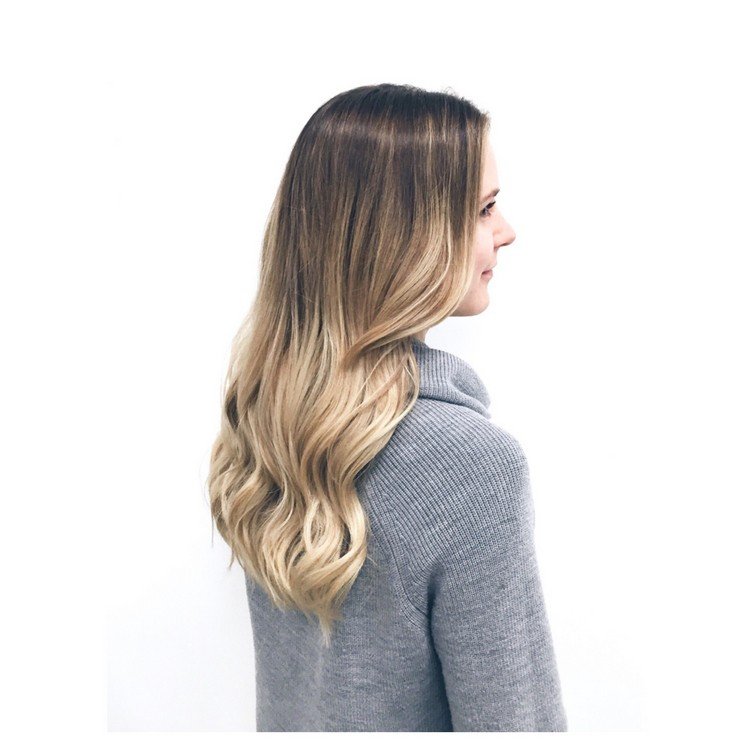 ombre-blond-lång-lockigt-hår-balayage-trend