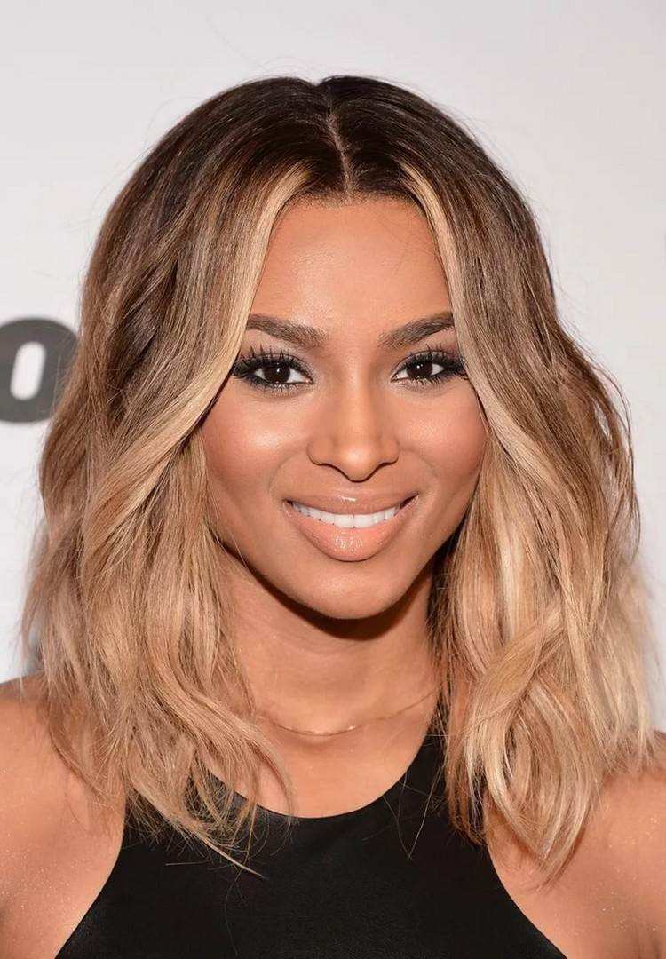 ombre-blond-axel-längd-hår-bob-frisyr