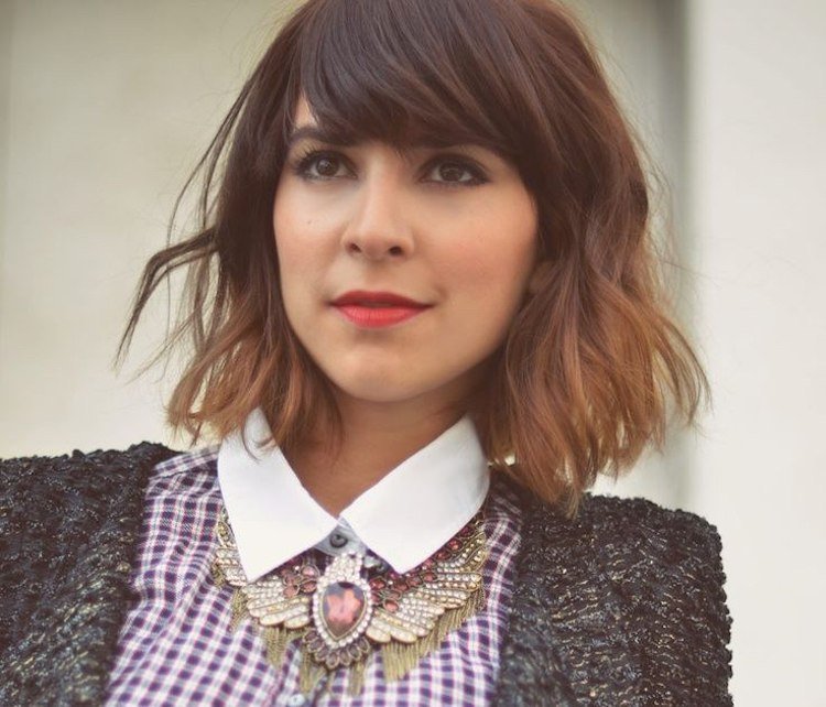 Ombre bob lugg brunt hår karamell styling