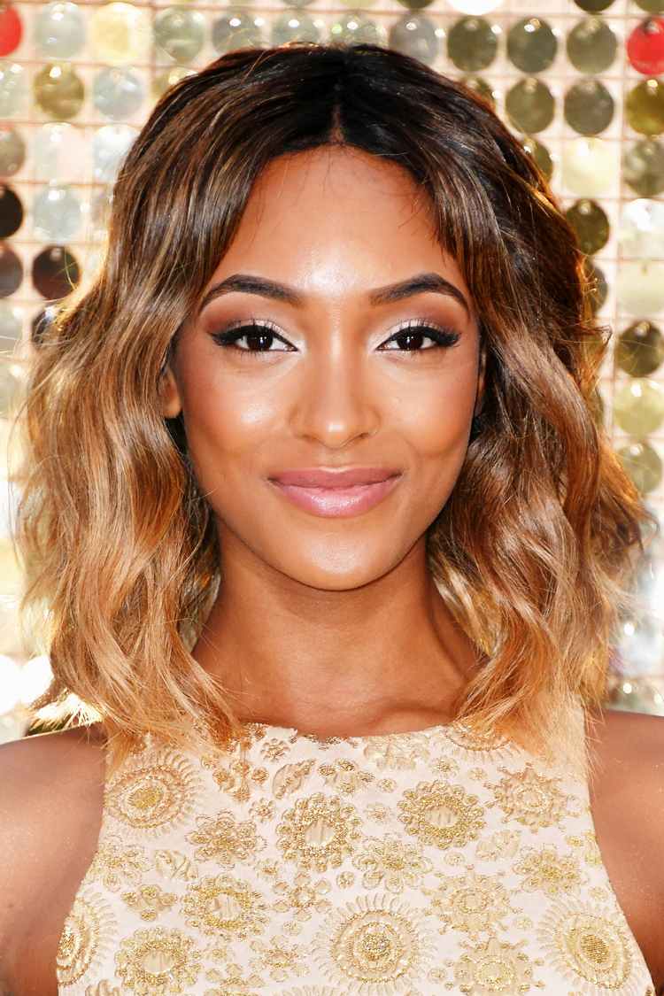 ombre-bob-medium-längd-axellängd-JOURDAN-DUNN karamell