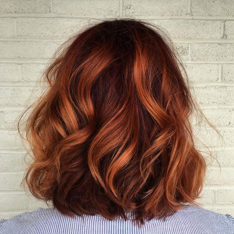 ombre-bob-koppar-vågor-naturliga-varma färger