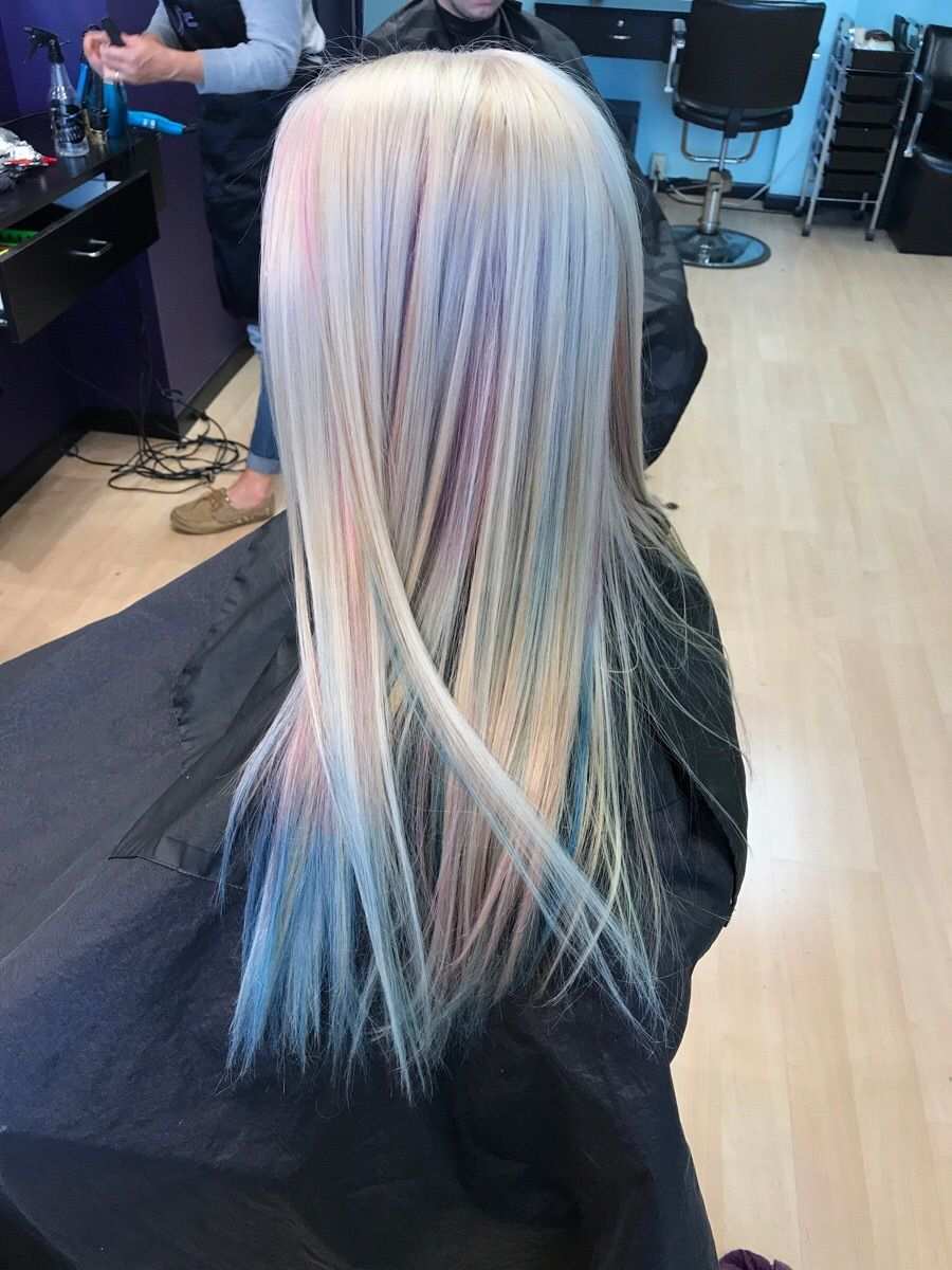 Opal Hair Highlights långt hår stil frisyrer idéer damer