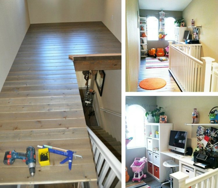 trappor ledigt utrymme design parkett byggnad lek hörn barn idé