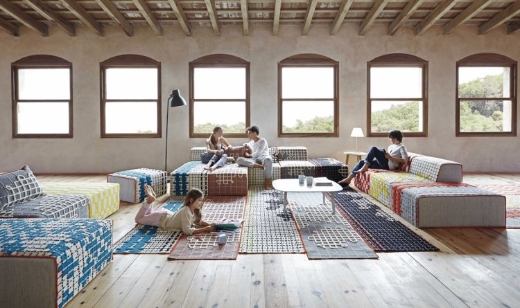 orientaliska möbler-moderna-soffa-BANDAS-GAN-Gandia-Blasco