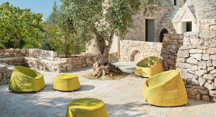 Orientaliska möbler modern-trädgård-terrass-AFRA-Francesco-Rota