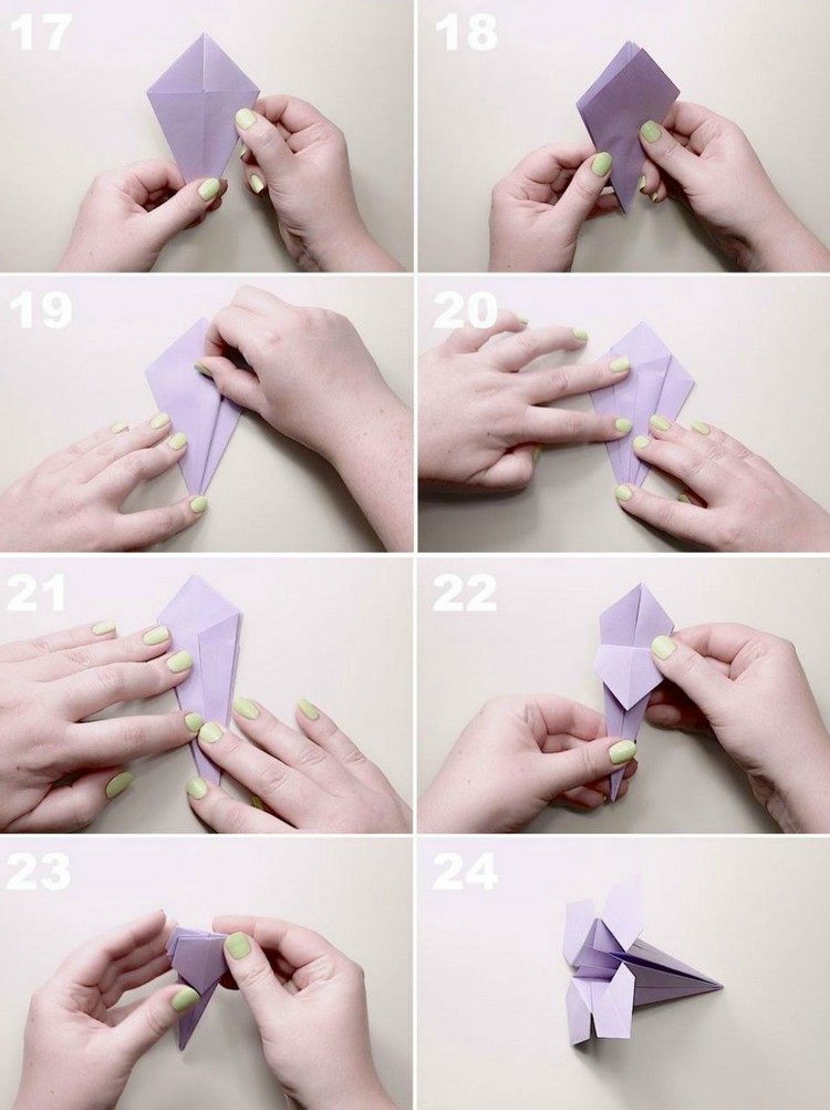 origami-blomma-enkla-lilja-instruktioner