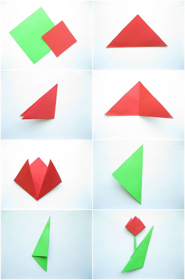 origami-blomma-veck-enkel-tulpan