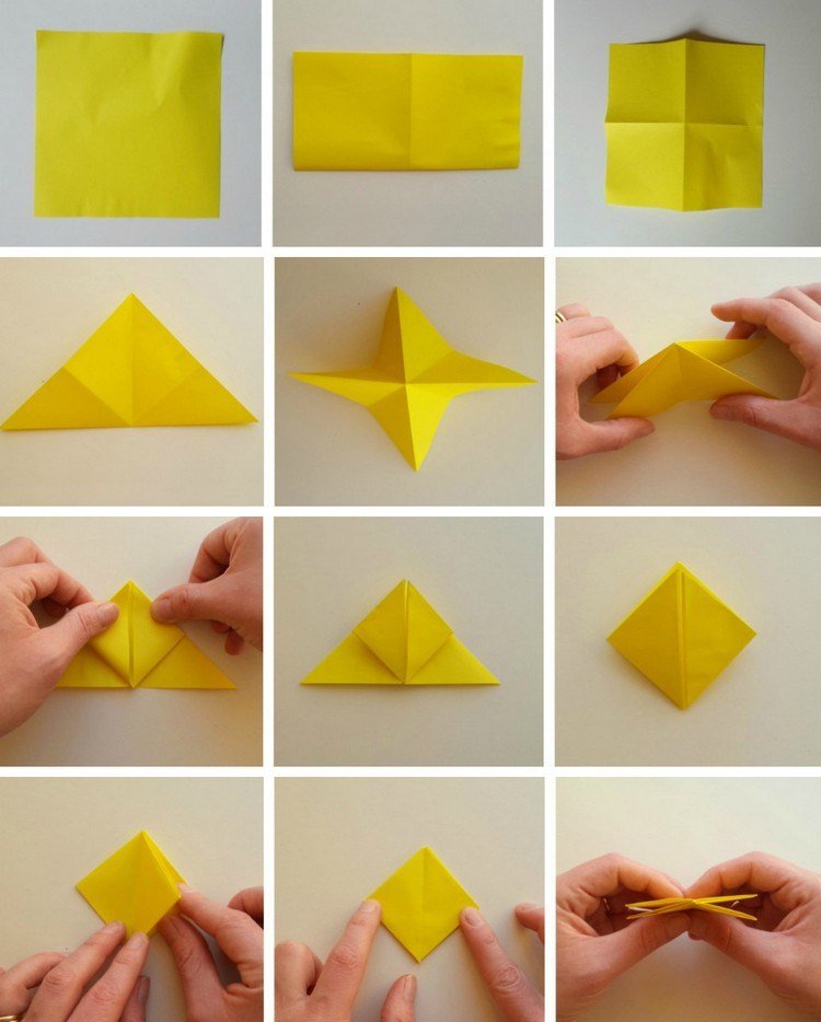 origami-blomma-vik-tulpan-vikning instruktioner