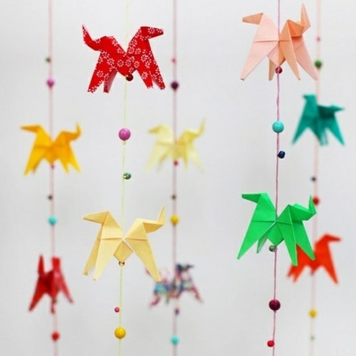 designa origami djur i plantskolan