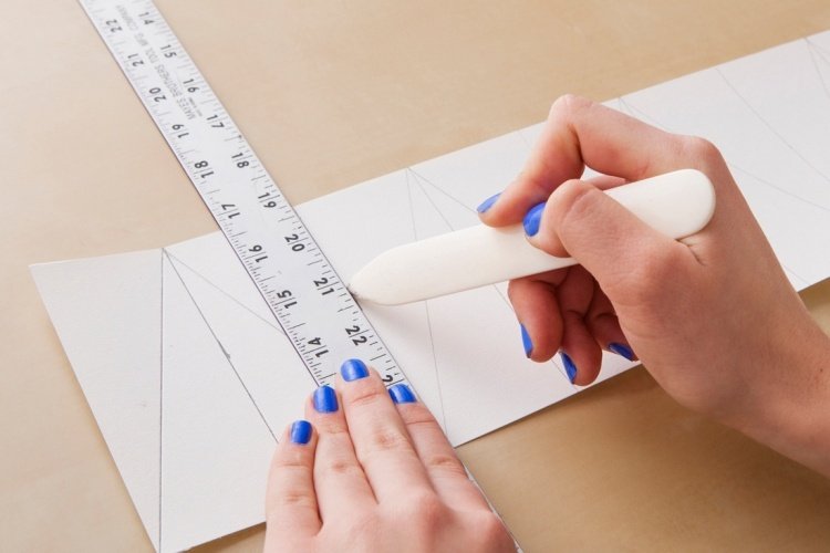 origami-lampa-diy-instruktioner-linje-kartong-skär-mäta