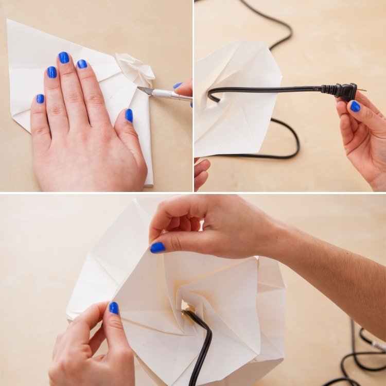 origami-lampa-diy-instruktioner-kabel-fix-light-lampskärm