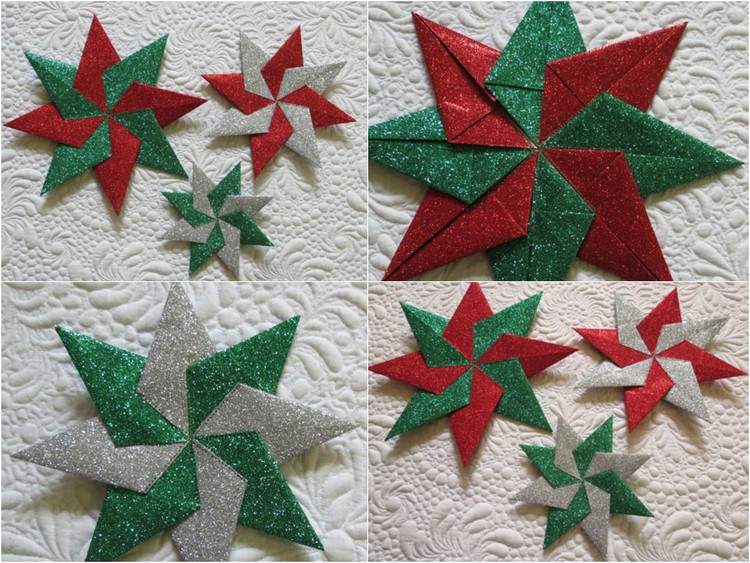 origami-jul-viknings-instruktioner-waldorf-stjärnor