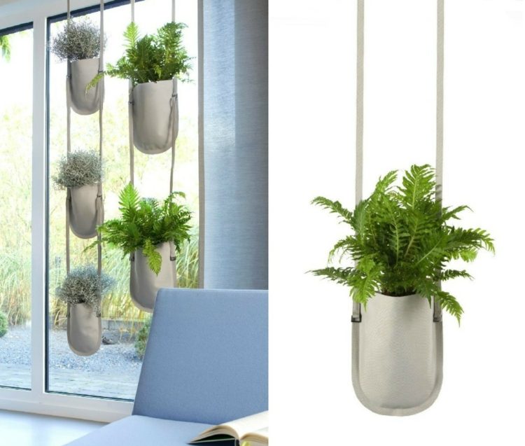 Blomkrukor-att-hänga-filt-växtpåsar-modern-idé-autentik