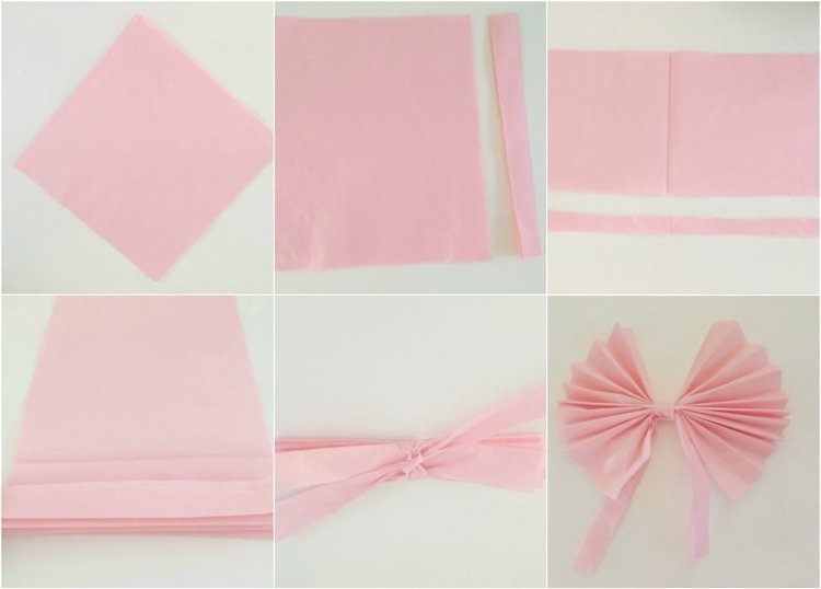 servett-vikning-nybörjare-pyssla-idé-födelsedag-rosa