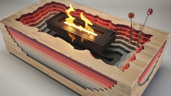 Magma spis design eldstad infoga inga ånga hem idéer