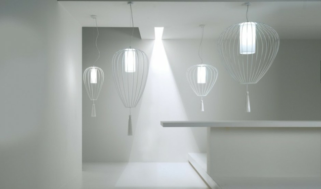 Upphängningslampor snygg konstruktion, minimalistisk stil
