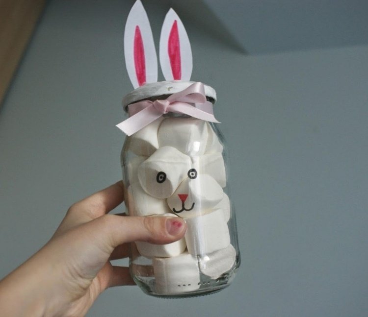 Påsk-gåvor-pyssel-sylt-burk-marshmallows-kanin