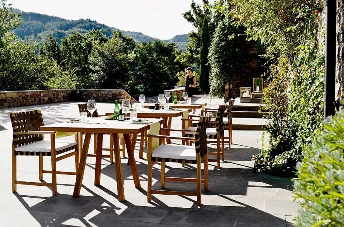 Trädgårdssittplatser-mot-utemöbler-stolar-Canatex-tyg-säte-utomhusbord