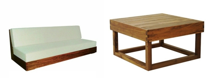 utemöbler från warisan nikik collection trä soffbord
