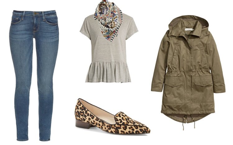 Leopard Print outfits Espadrilles Jacket Jeans Blus volanger