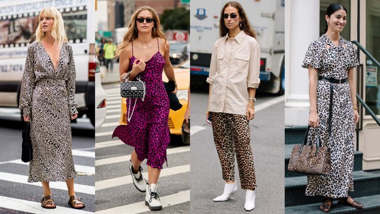 Outfits med leopardmönster byxor kvinnor
