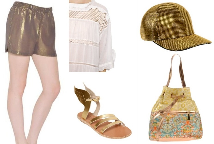 outfits-sommar-2015-byxor-mesdemoiselles-blus-isabelmarant-sandaler-antika greksandals-väska-justcavalli-hatt-faithconnexion