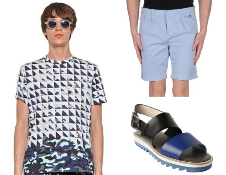 outfits-sommar-2015-t-shirt-glasögon-markuslupfer-byxor-paolopecora-sandaler-tsumorichisato