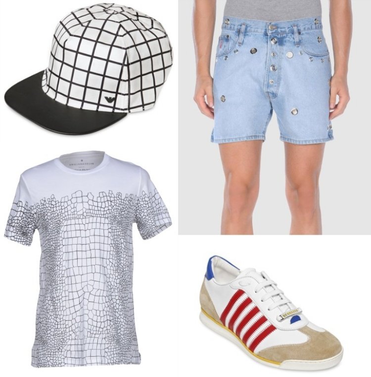 outfits-sommar-2015-cap-armani-tshirt-krisvanasse-slang-axel-sneakers-dsquared