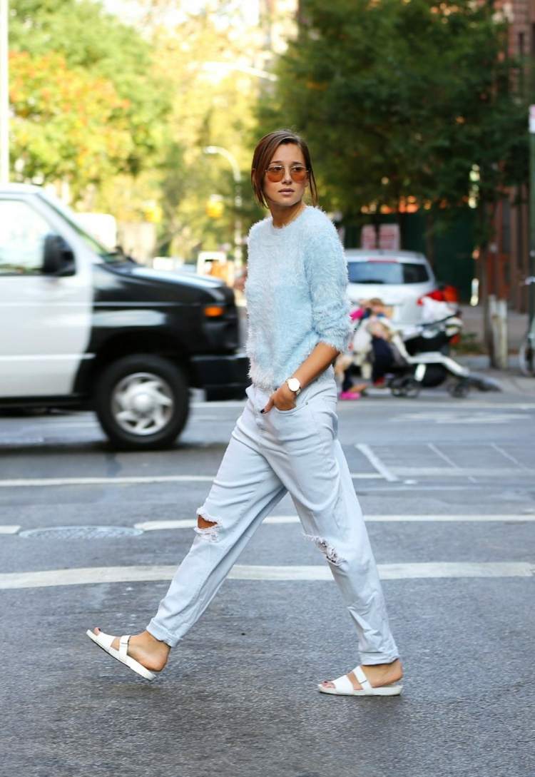 Business outfit kvinnor kombinerar sommar mamma jeans