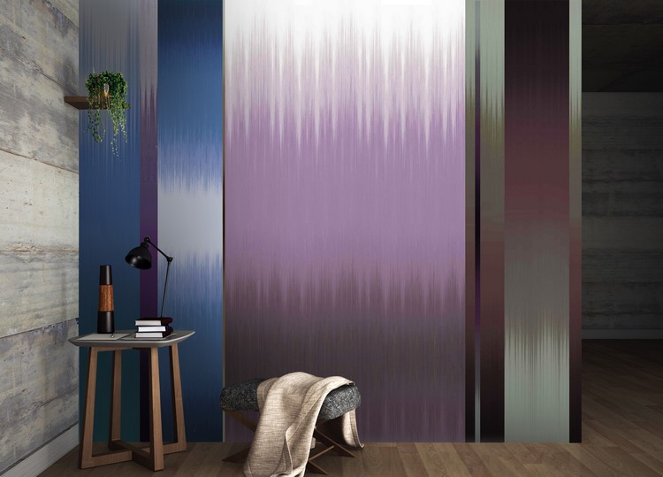 årets pantonefärg inredning violett vägg