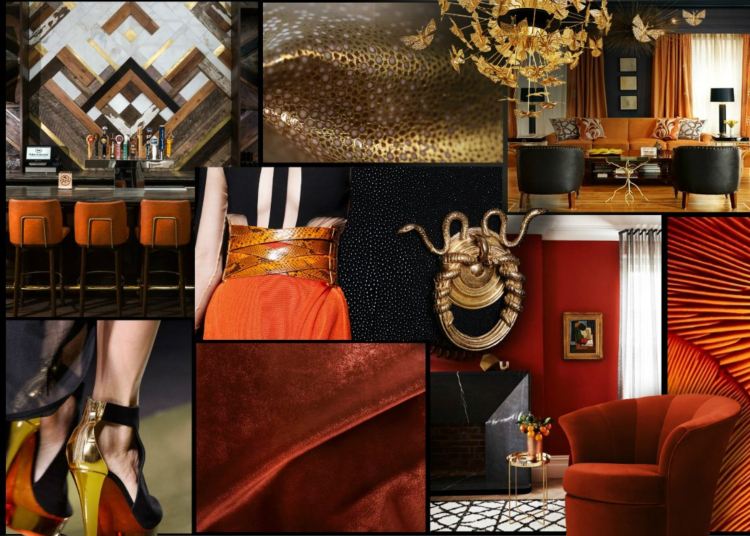 Pantone färger Trender Orange möbler mode