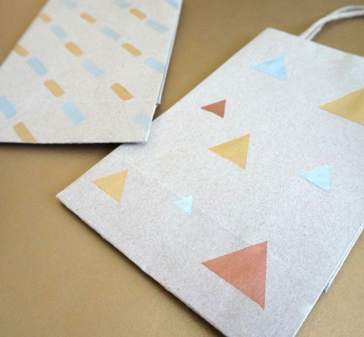 papperspåsar-tinker-diy-trianglar-målar-tote-påsar-gör