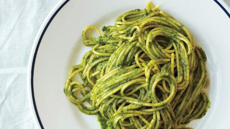 pastasås recept vegetariskt med kött som förbereder läckra receptidéer italienska pastarätter lingurian pesto