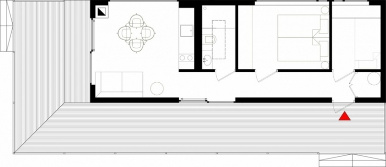 väggdesign lapptäcke planlösning bungalow design hus minimalistisk