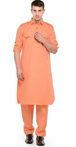 Dark Peach Kurta