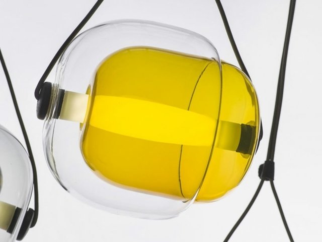 Glasbelysning idéer LED-lampa praktiskt taget energibesparande