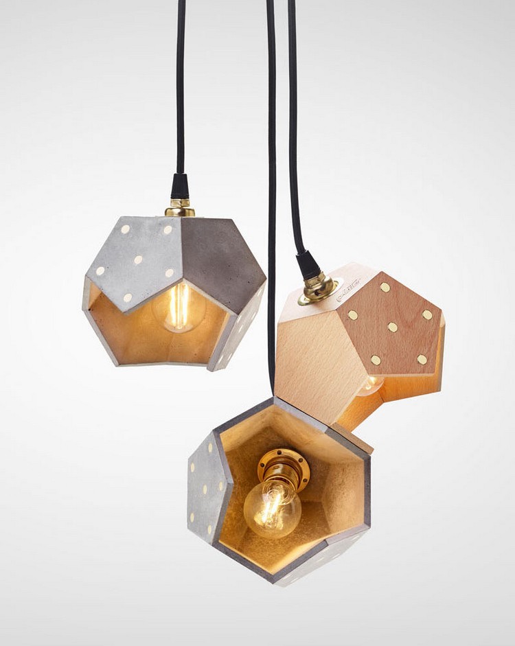 hängande lampor mangnete geometrisk form design